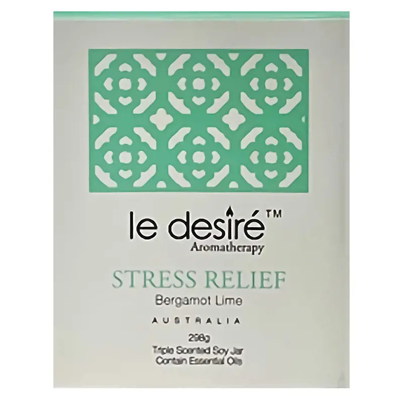 Le Desire Aromatherapy Candle Stress Relief Bergamot Lime 298g