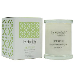 Le Desire Aromatherapy Soy Candle - Refresh Mango Lemon Myrtle 298g